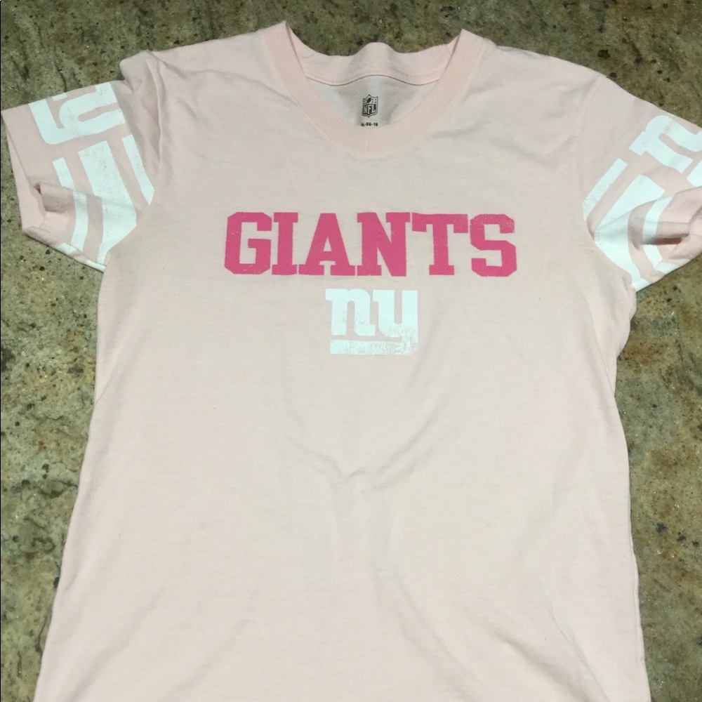 Pink NY Giants Tee